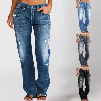 BRITTA | Elegante High-Waist-Jeans für Damen