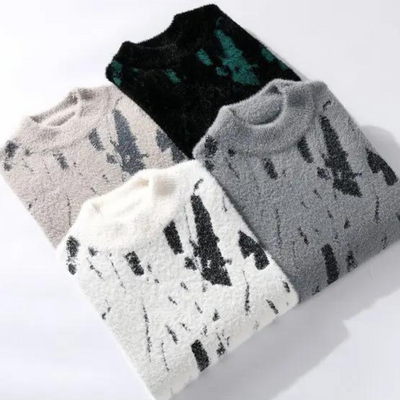 DIEDRICH- Lässiger und bequemer Pullover mit Rundhalsausschnitt