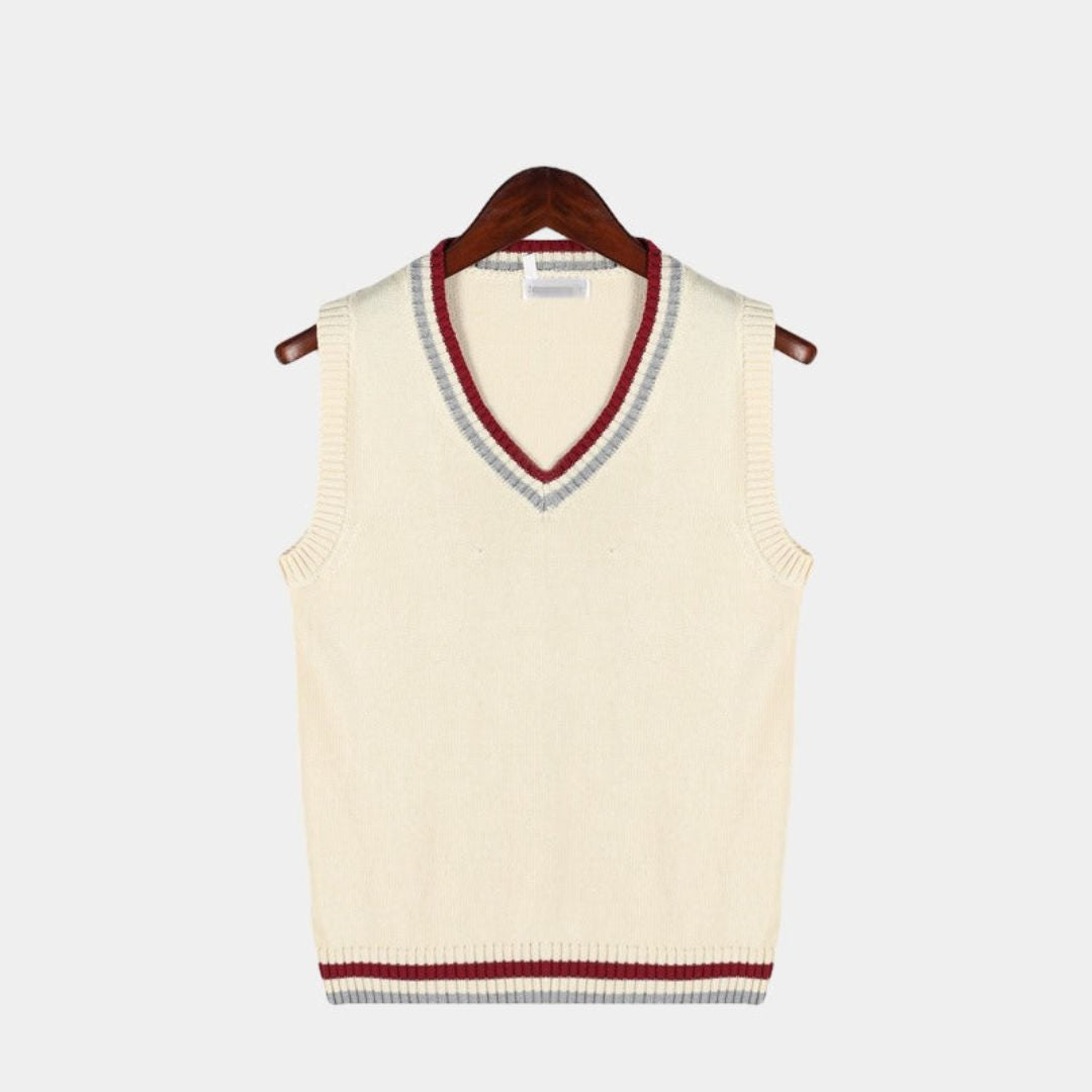 ALARIC | Zeitloser V-Ausschnitt Pullover ohne Ärmel für Männer