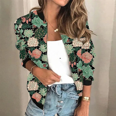 Kaisa-Zip-Jacke bedruckt
