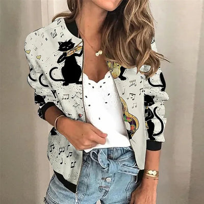 Kaisa-Zip-Jacke bedruckt
