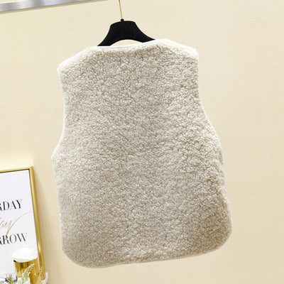 ELIZA | Warme Weste aus Teddyfleece für Damen