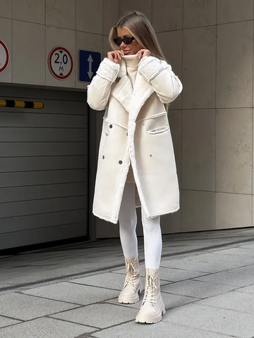 MARLENE | Stilvoller Damenmantel mit edlem Design