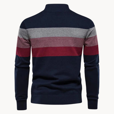 FINN | Modischer Pullover für Herren mit halbem Reißverschluss
