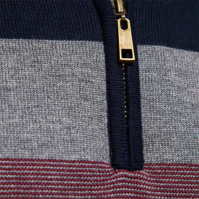 FINN | Modischer Pullover für Herren mit halbem Reißverschluss