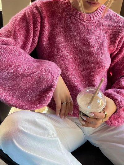 EMMA | Strickjacke mit Offenem Rücken für Damen