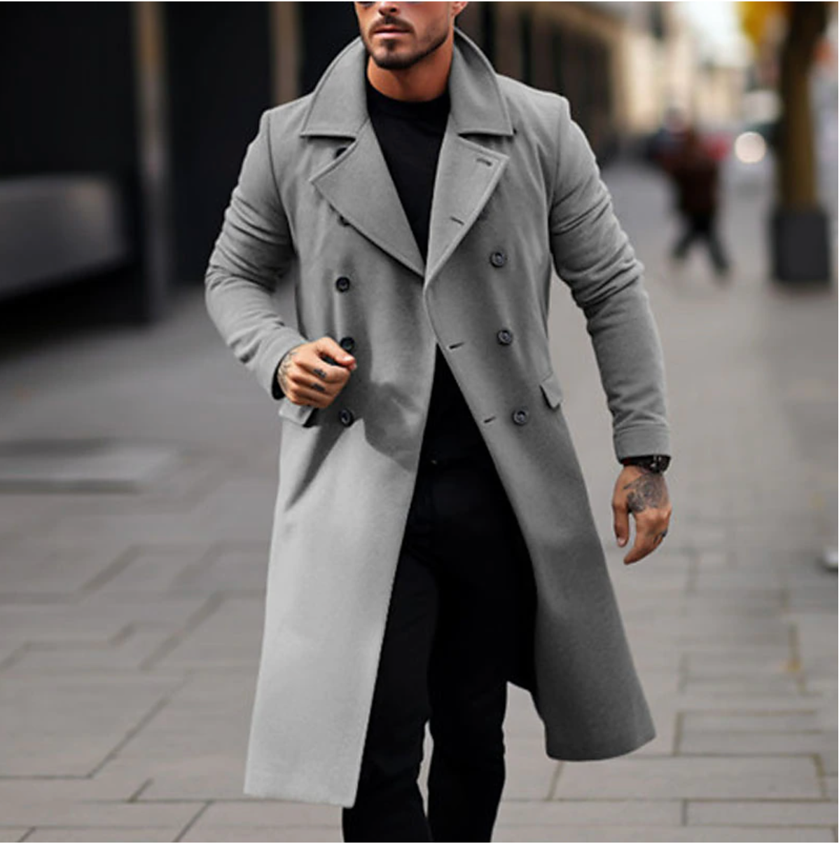 BENJAMIN | Klassische Lange Jacke für Herren
