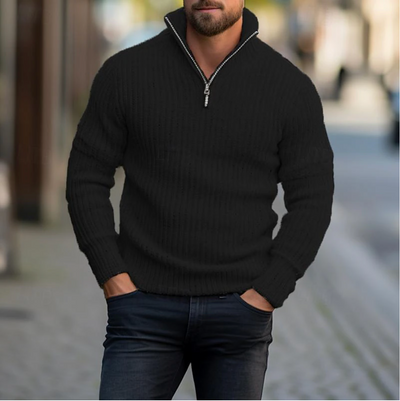 ANTONIO - Wärmender Pullover mit Reißverschluss für Herren