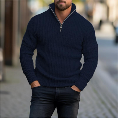 ANTONIO - Wärmender Pullover mit Reißverschluss für Herren