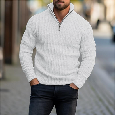ANTONIO - Wärmender Pullover mit Reißverschluss für Herren