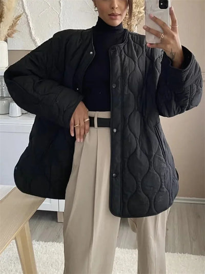 CELIVA | Eleganter Wintermantel in Übergröße für Damen