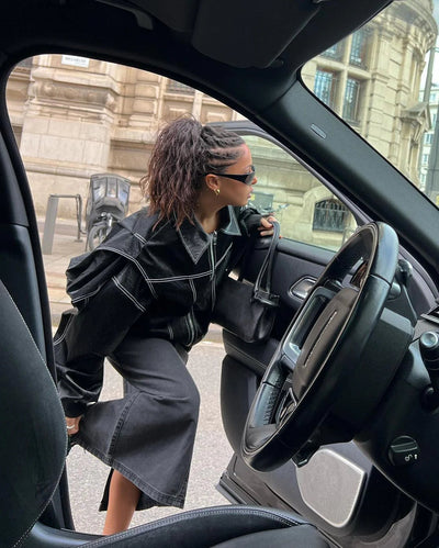 CATHRIN | Weite Damenjacke im Oversized-Stil