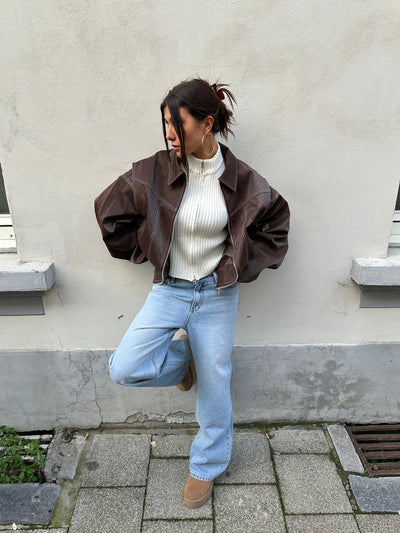 CATHRIN | Weite Damenjacke im Oversized-Stil