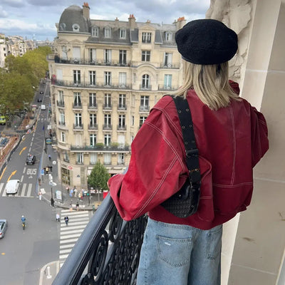 CATHRIN | Weite Damenjacke im Oversized-Stil
