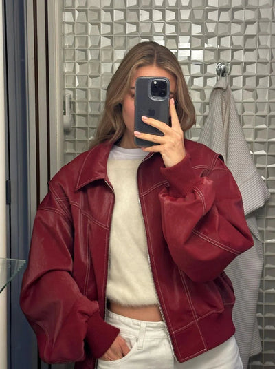 CATHRIN | Weite Damenjacke im Oversized-Stil