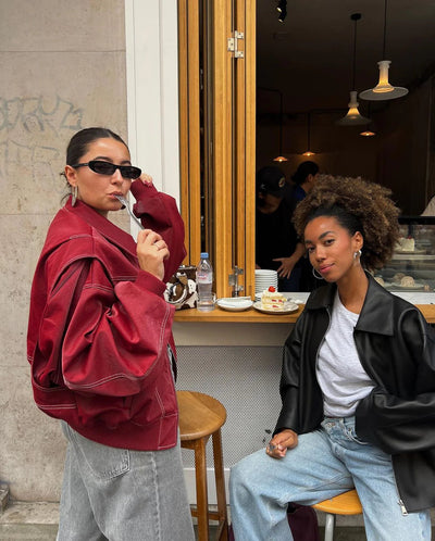 CATHRIN | Weite Damenjacke im Oversized-Stil