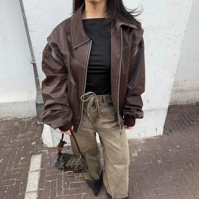 CATHRIN | Weite Damenjacke im Oversized-Stil