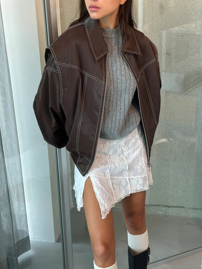 CATHRIN | Weite Damenjacke im Oversized-Stil