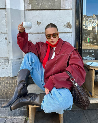 CATHRIN | Weite Damenjacke im Oversized-Stil