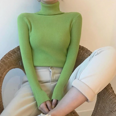 SYLVANA | Eleganter Damenpullover mit Rollkragen