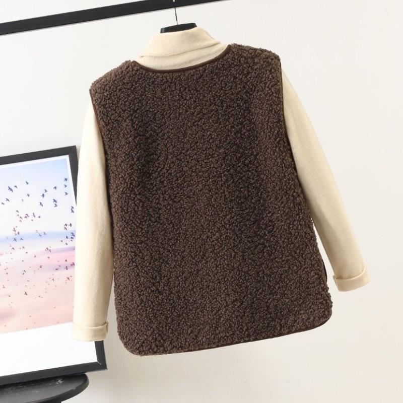 ELIZA | Warme Weste aus Teddyfleece für Damen