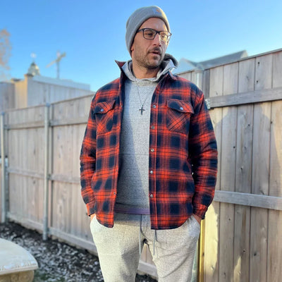 Rafael - Herren Flanelljacke