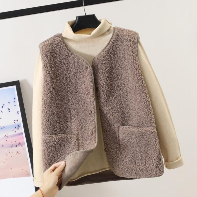 ELIZA | Warme Weste aus Teddyfleece für Damen