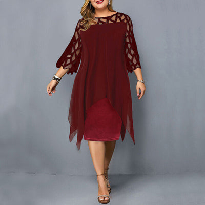 Felicia - Midi-Kleid in Übergrößen