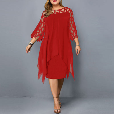 Felicia - Midi-Kleid in Übergrößen