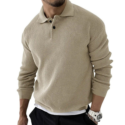 EDEN POLO | Premium-Polo mit langen Ärmeln für Männer