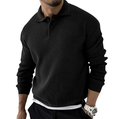 EDEN POLO | Premium-Polo mit langen Ärmeln für Männer
