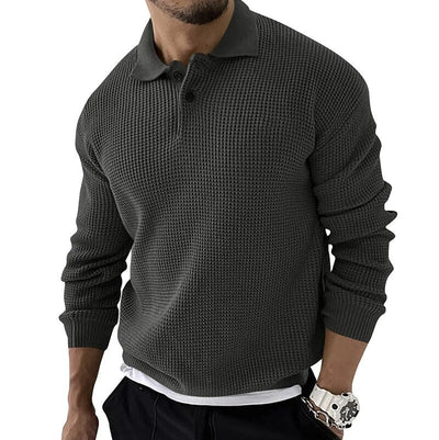 EDEN POLO | Premium-Polo mit langen Ärmeln für Männer