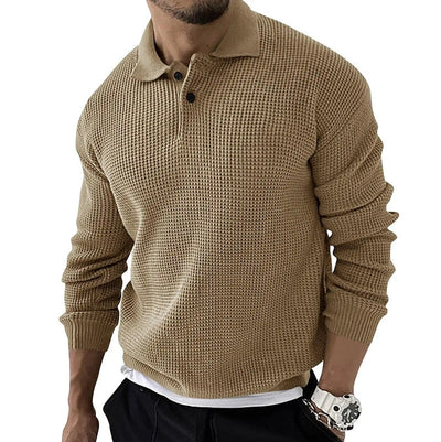EDEN POLO | Premium-Polo mit langen Ärmeln für Männer